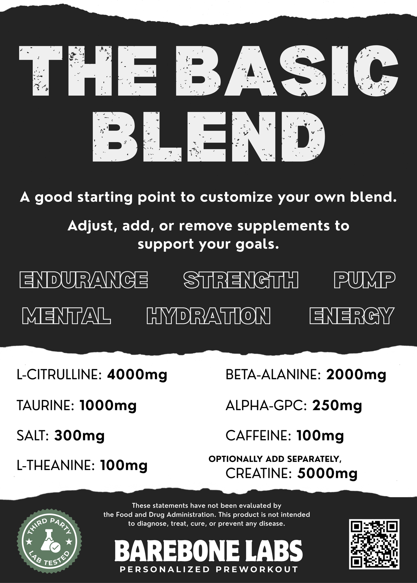 Custom Blend Pre-Workout
